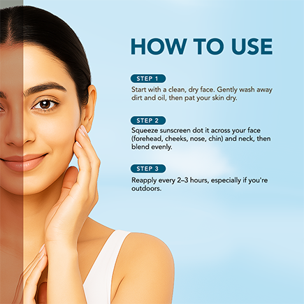 Sunscreen for Brightening & Pigmentation SPF 50 | PA ++++- UVA & UVB Protection - 60 ml