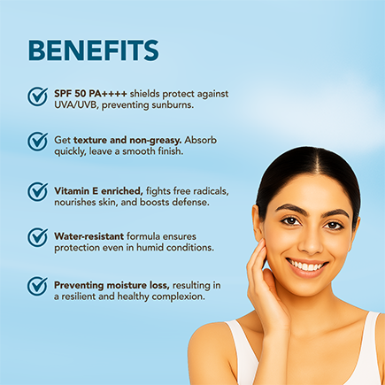 Sunscreen for Brightening & Pigmentation SPF 50 | PA ++++- UVA & UVB Protection - 60 ml