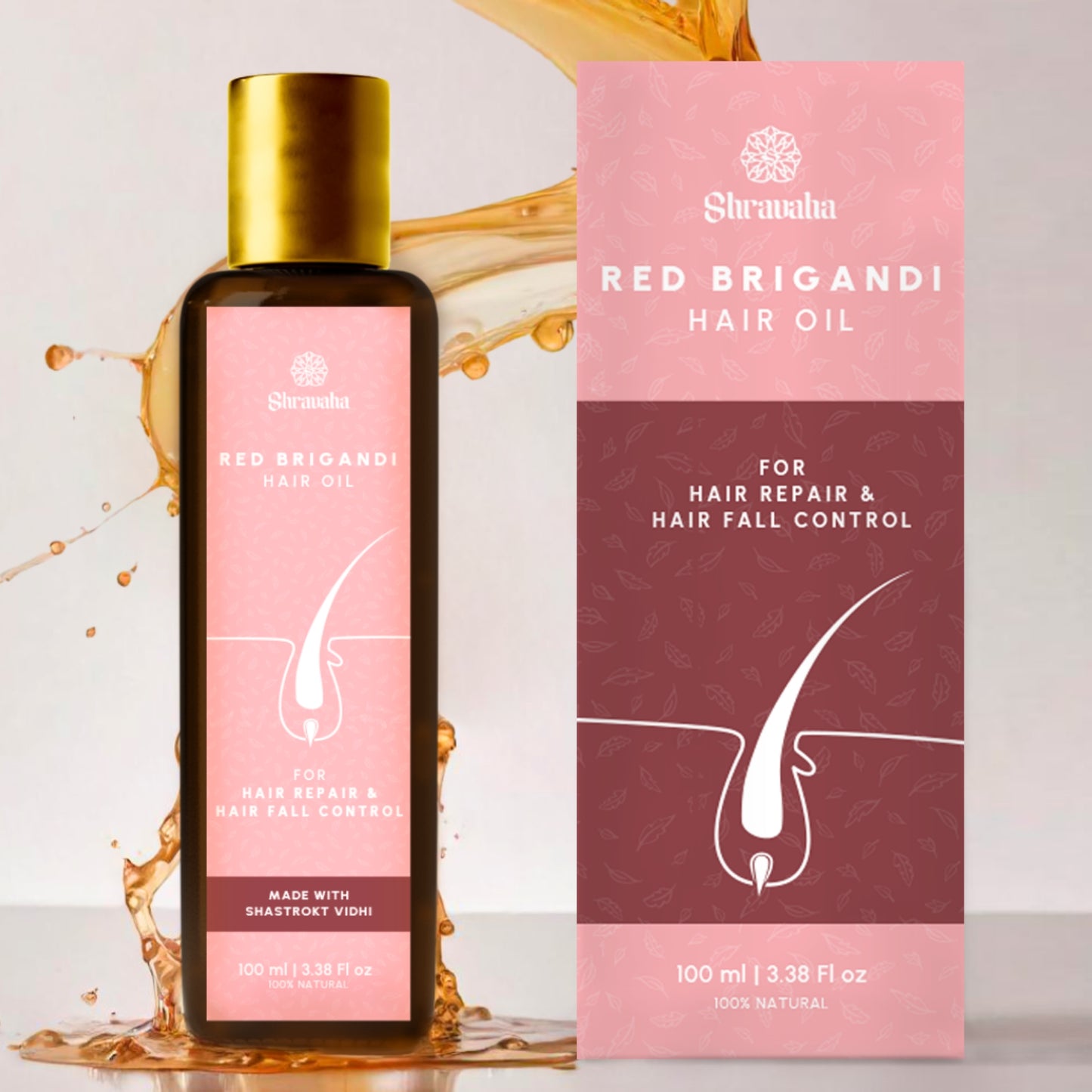 Anti Hair Fall Oil Ayurvedic Red Brigandi