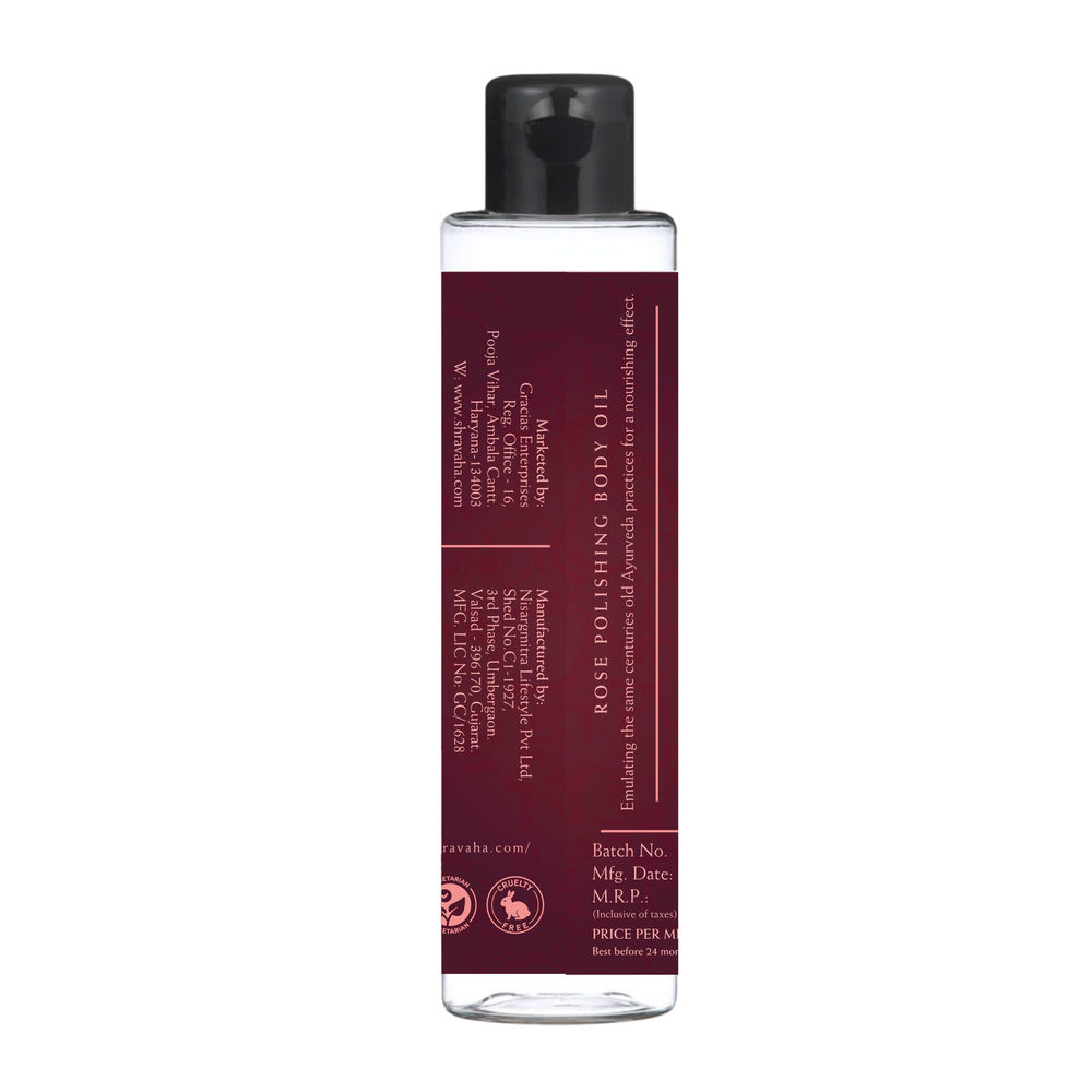 Ayurvedic Body Polishing Rose Body Oil