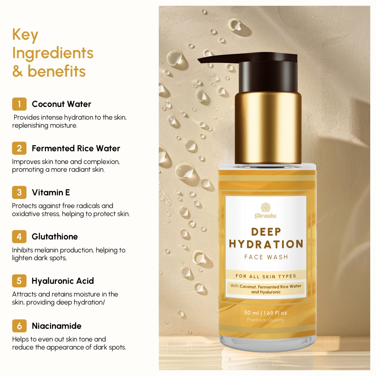Deep Hydration Face Wash - All Skin Types