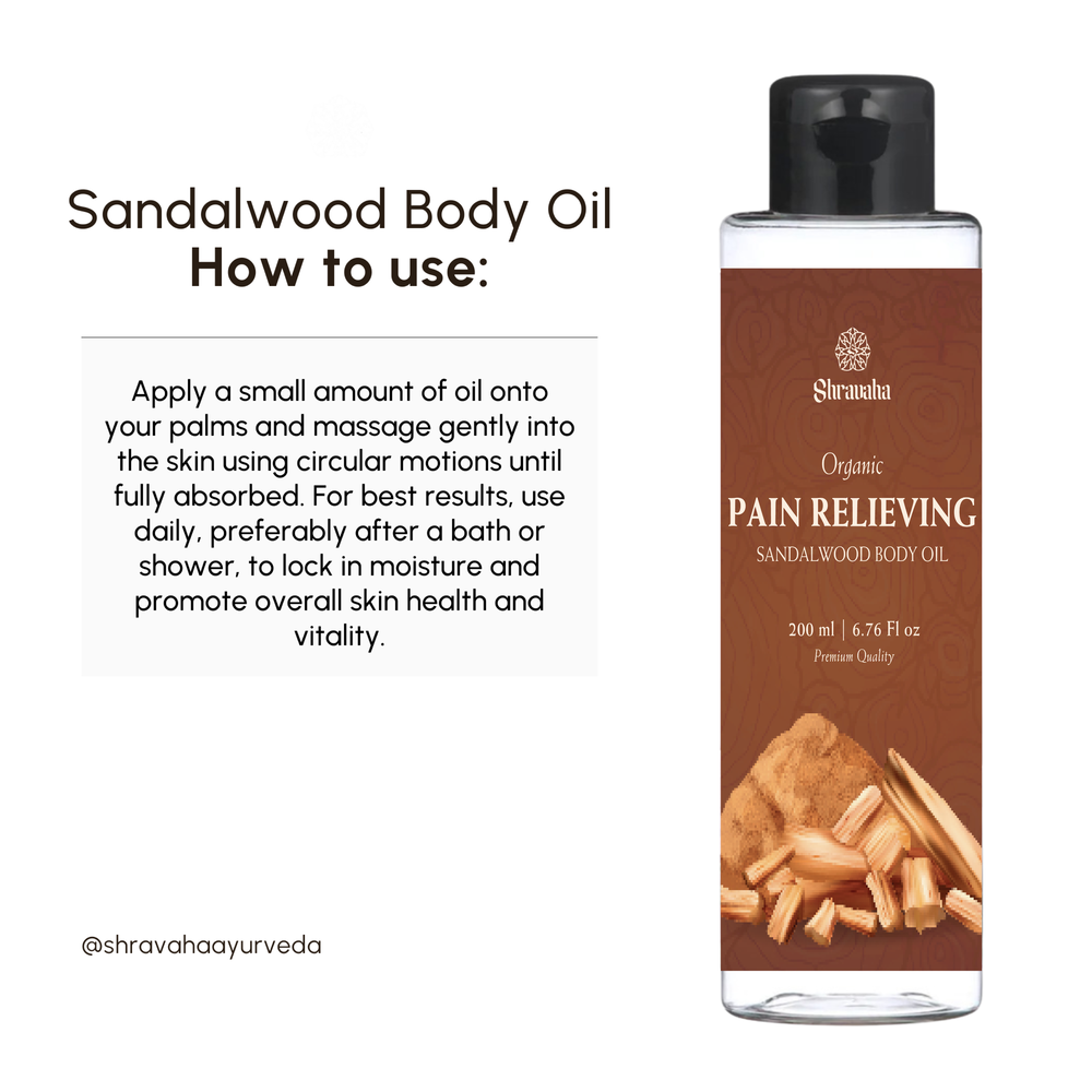 Ayurvedic Pain Relieving Sandalwood Body Oil