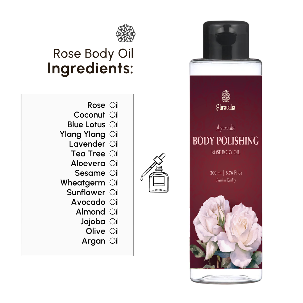 Ayurvedic Body Polishing Rose Body Oil