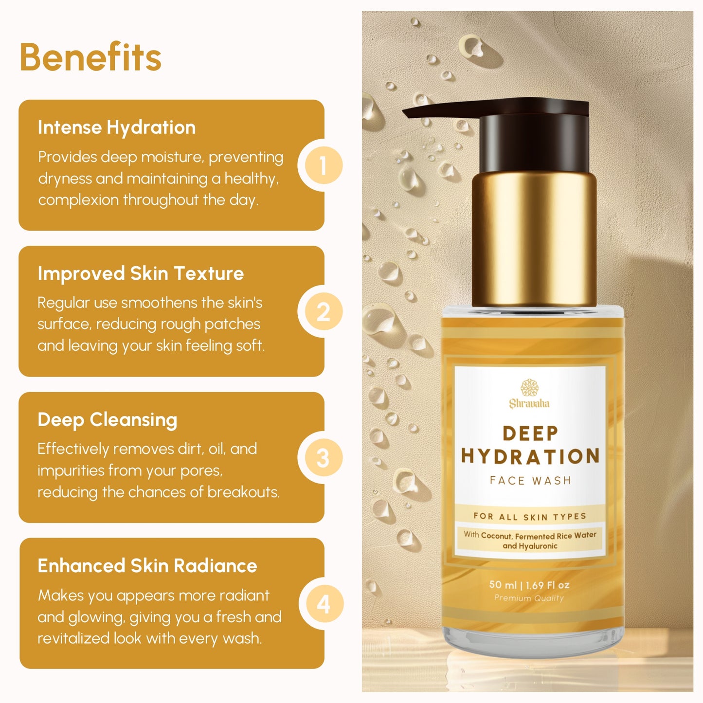 Deep Hydration Face Wash - All Skin Types