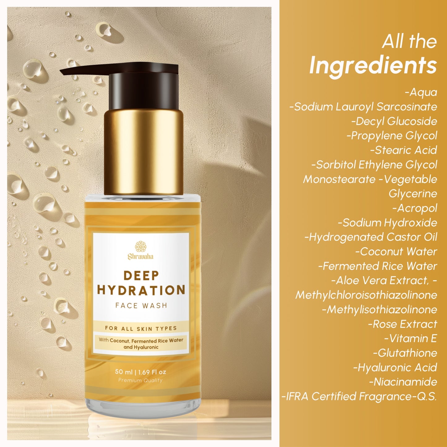 Deep Hydration Face Wash - All Skin Types