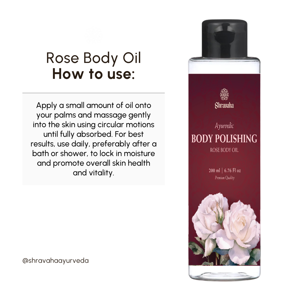 Ayurvedic Body Polishing Rose Body Oil