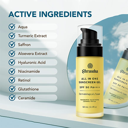 Sunscreen for Brightening & Pigmentation SPF 50 | PA ++++- UVA & UVB Protection - 60 ml