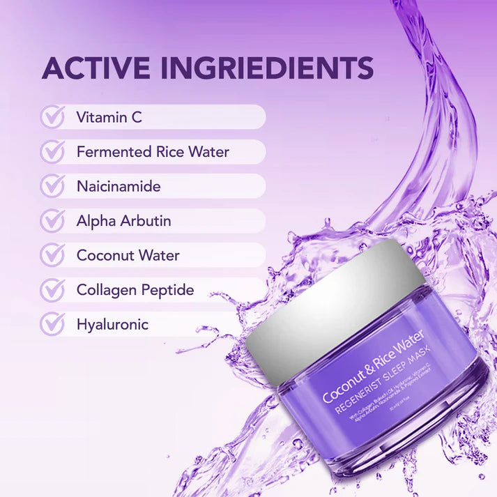 Night Gel & Ultra Glow Sleep Mask + Free Sunscreen - 170 ml