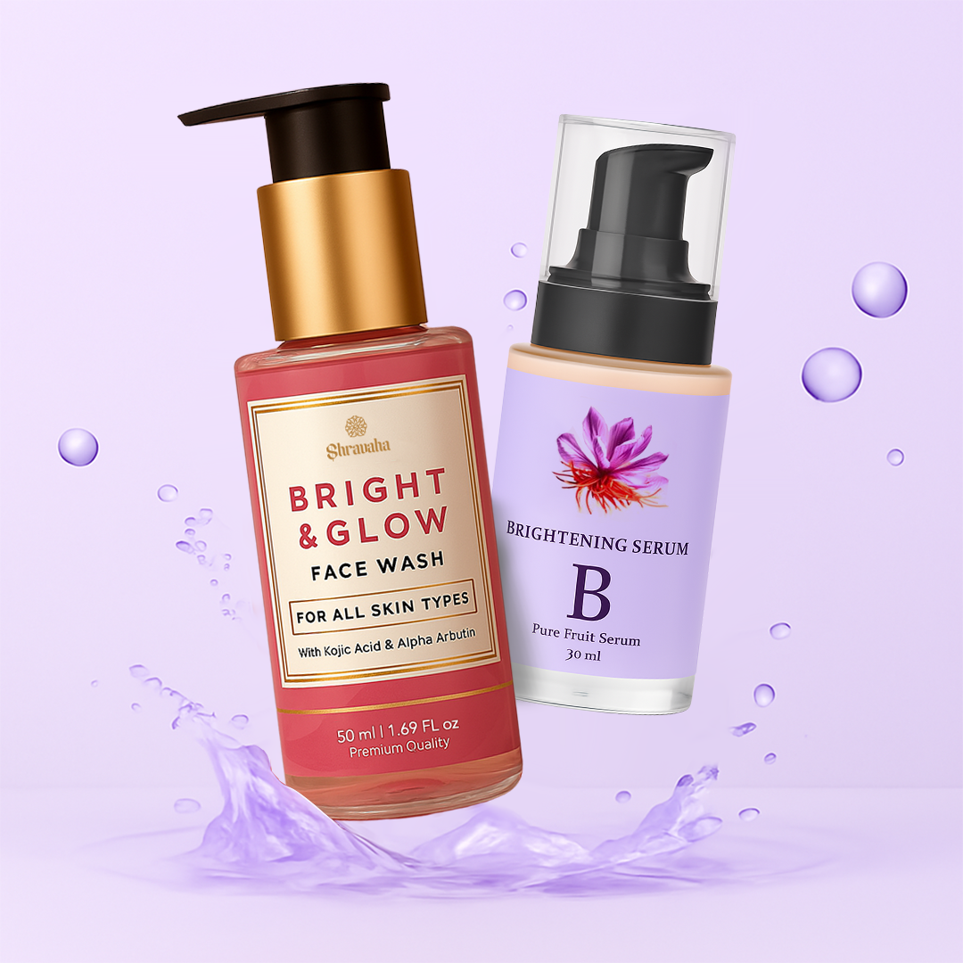 Brightening Serum & Bright & Glow Face Wash