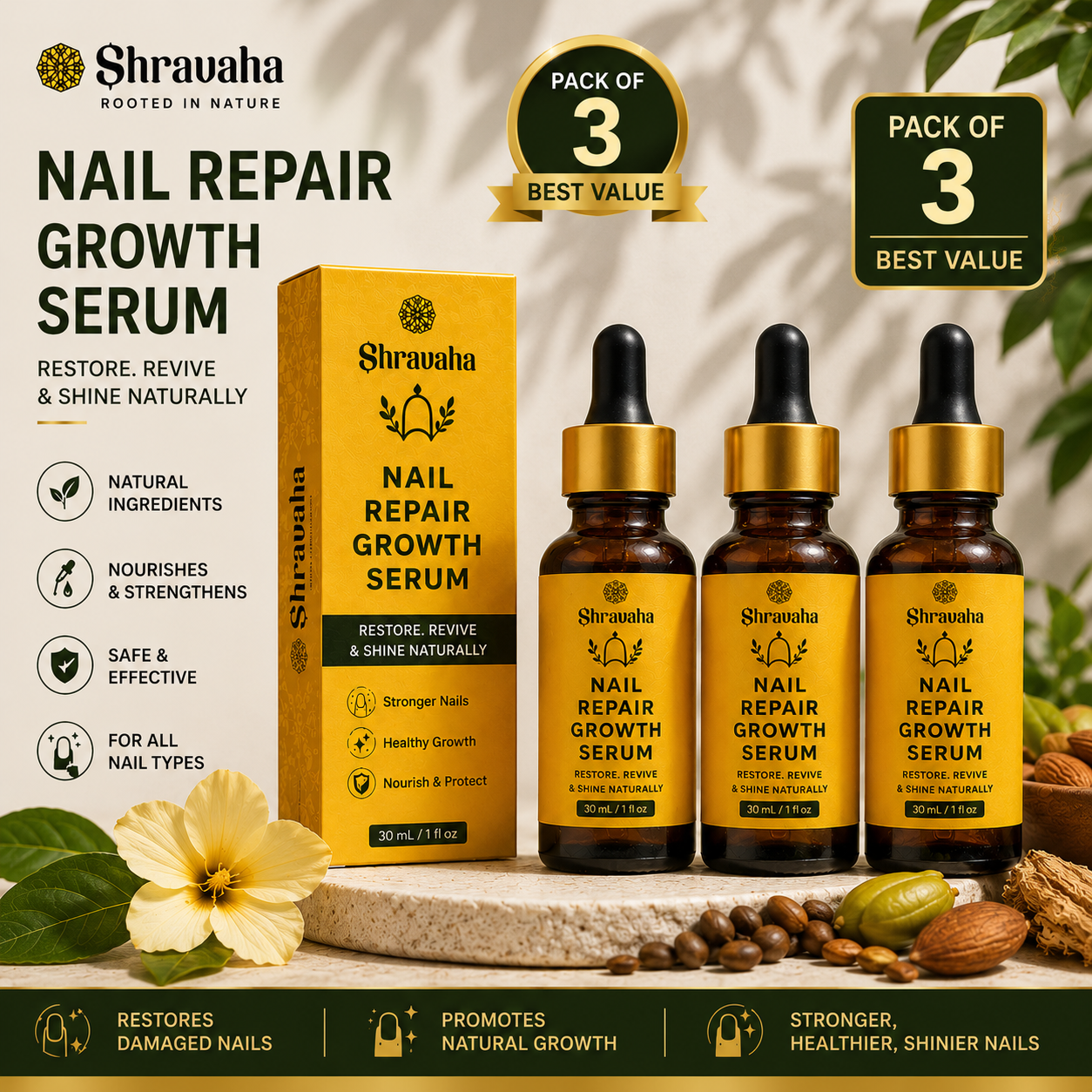 Nail Repair & Growth Serum - 30 ml