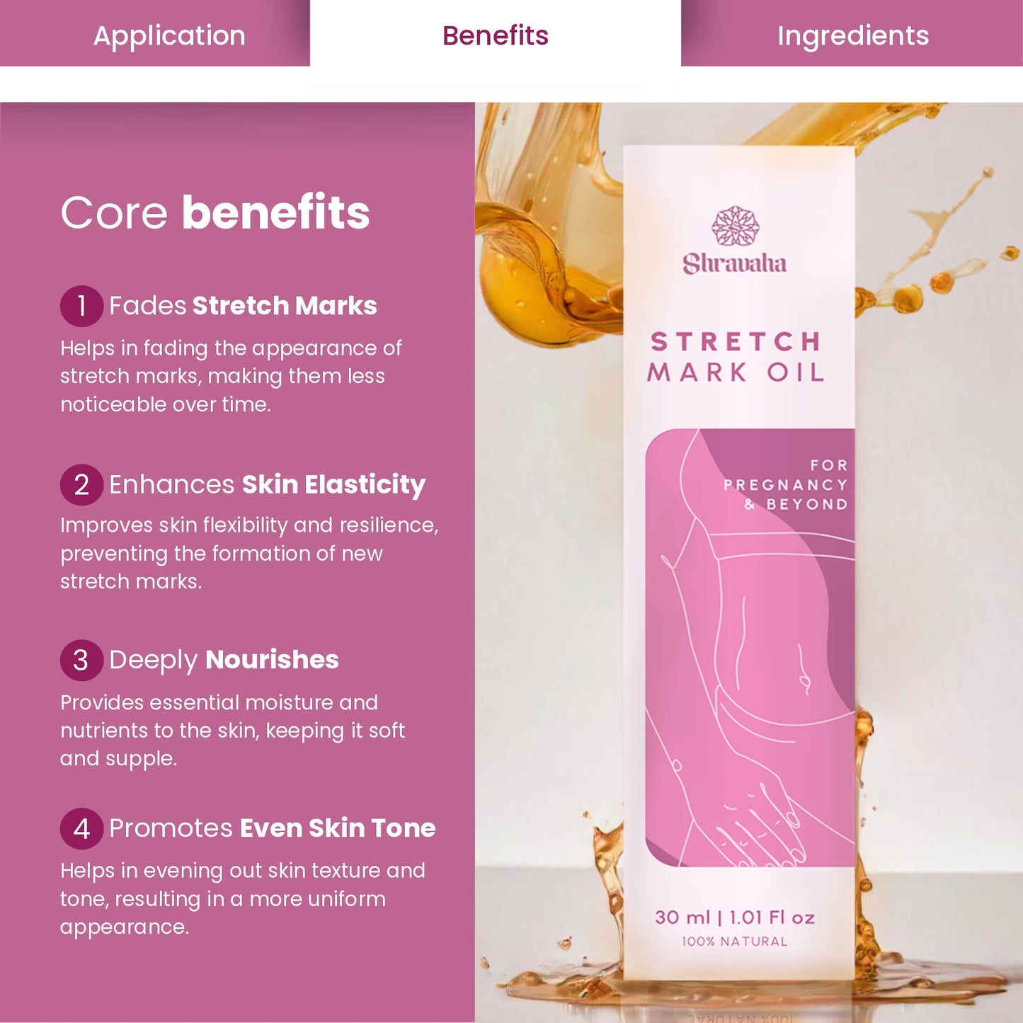 Ayurvedic Stretch Mark Oil