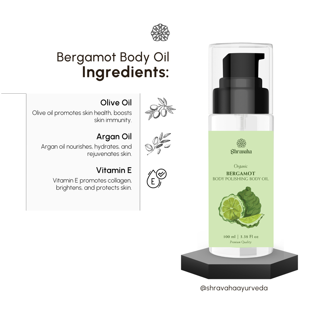 Organic Bergamot Body Polishing Oil