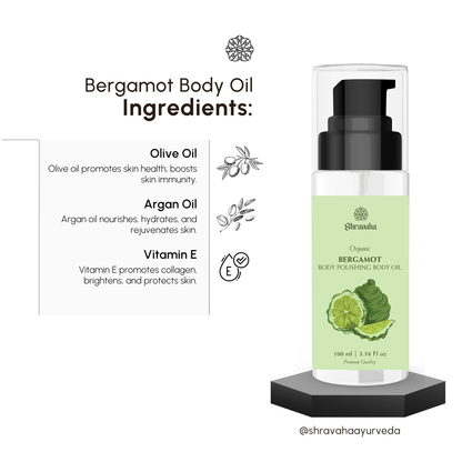 Organic Bergamot Body Polishing Oil