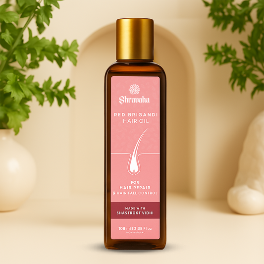 Anti Hair Fall Oil Ayurvedic Red Brigandi