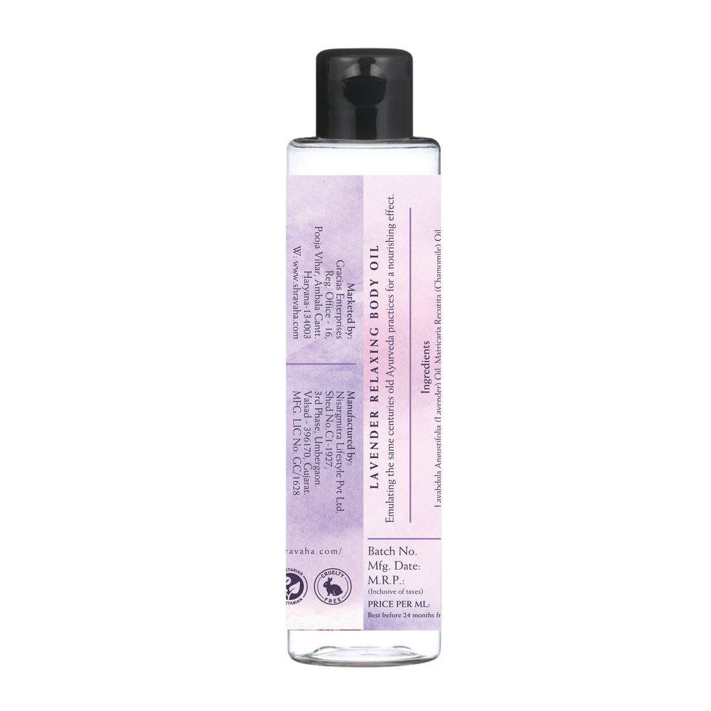 Ayurvedic Relaxing Lavender Body Oil