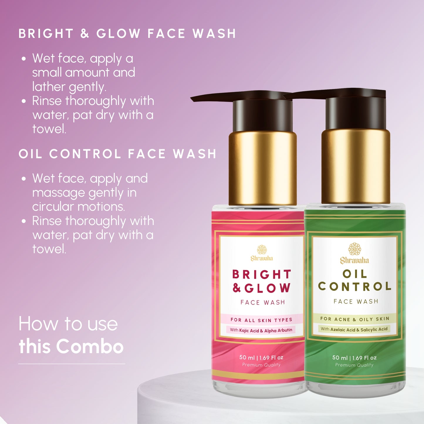 Bright Glow & Oil Control Face Wash