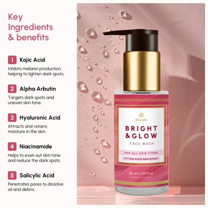 Bright & Glow Face Wash - All Skin Types