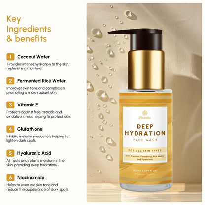 Deep Hydration Face Wash - All Skin Types