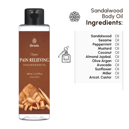 Ayurvedic Pain Relieving Sandalwood Body Oil