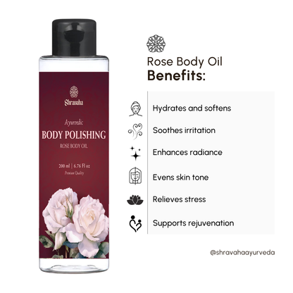 Ayurvedic Body Polishing Rose Body Oil