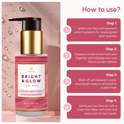 Bright & Glow Face Wash - All Skin Types