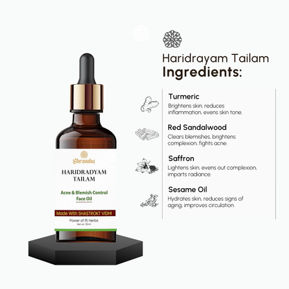 Haridradyam Tailam – Anti Acne Oil