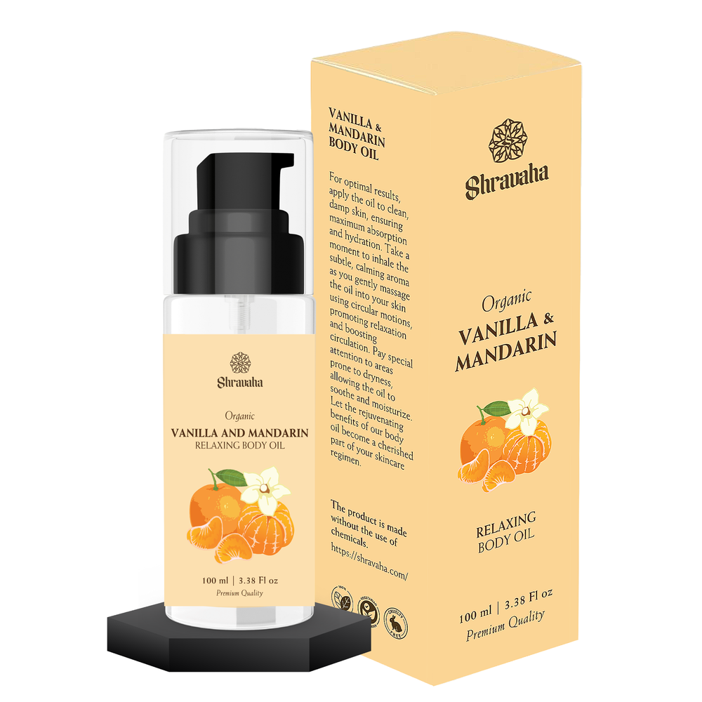 Organic Vanilla & Mandarin Relaxing Body Oil