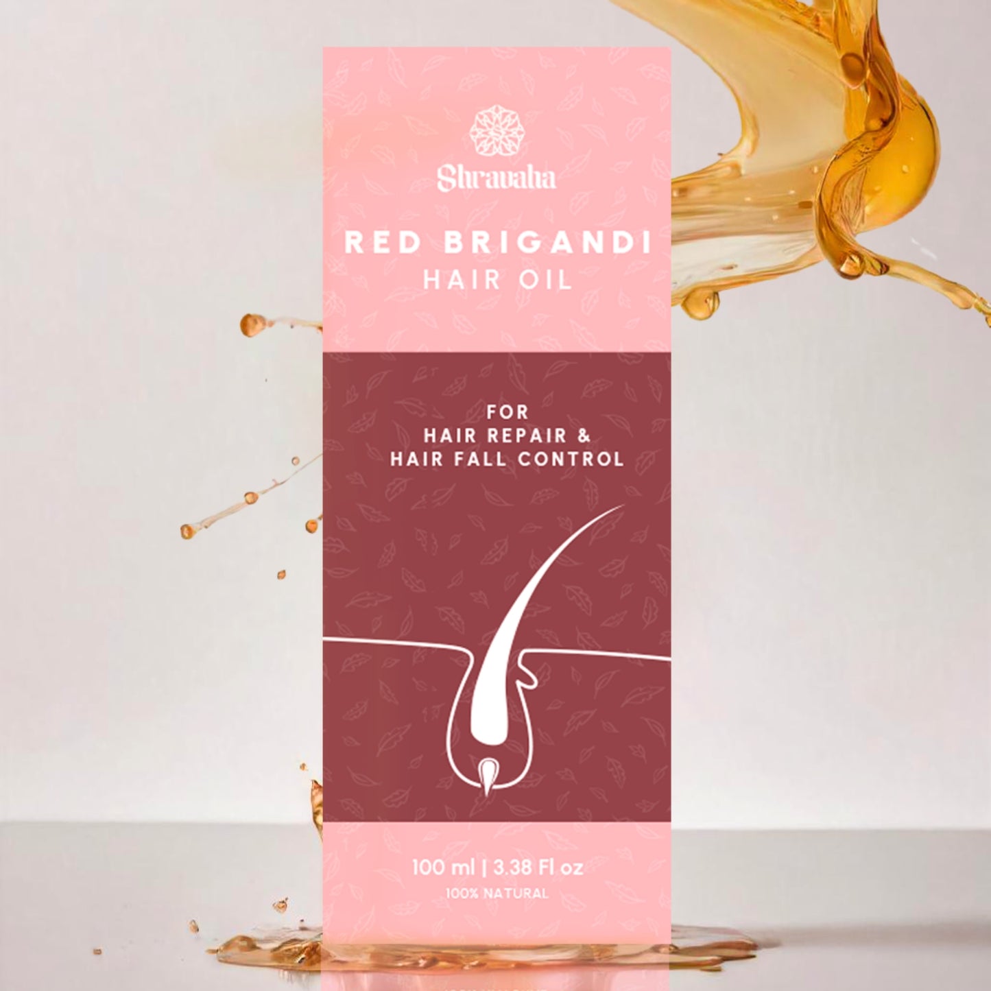 Anti Hair Fall Oil Ayurvedic Red Brigandi