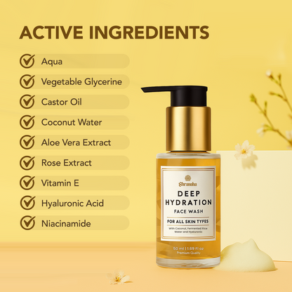 Deep Hydration Face Wash - All Skin Types