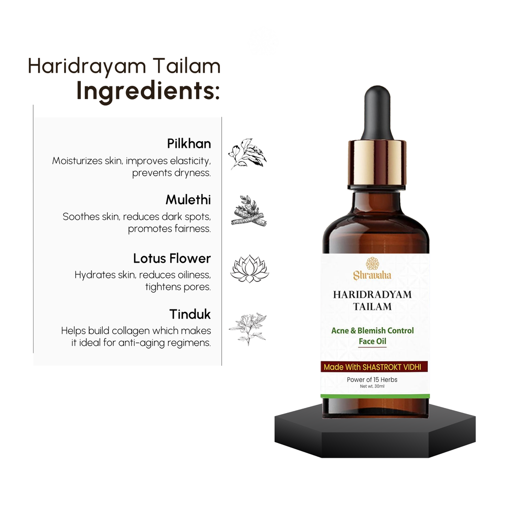 Haridradyam Tailam – Anti Acne Oil