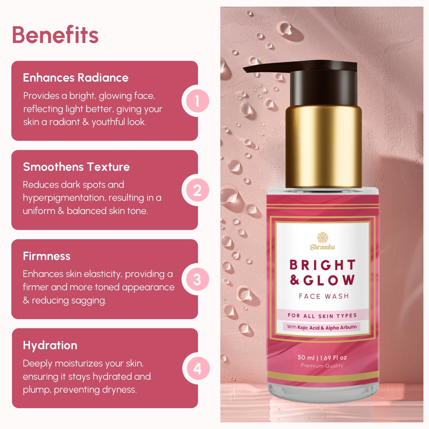 Bright & Glow Face Wash - All Skin Types