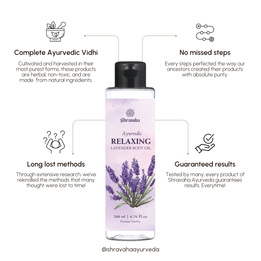 Ayurvedic Relaxing Lavender Body Oil