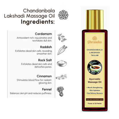 Chandanbala Lakshadi Tailam – Muscle Strengthening