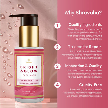 Bright & Glow Face Wash - All Skin Types