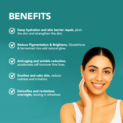 Hyaluronic Coconut Water Repair & Glow Night Gel - 60 ml
