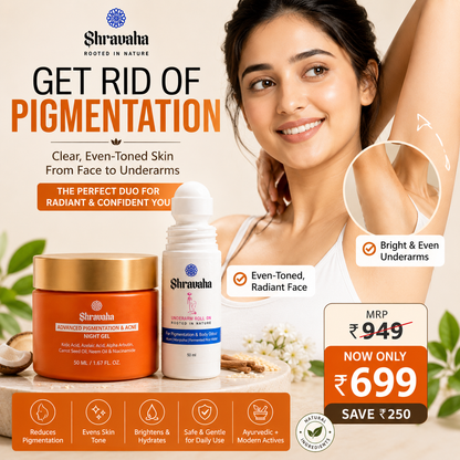 Pigmentation Combo for Face & Underarms  Combo  - 50 & 50 ml
