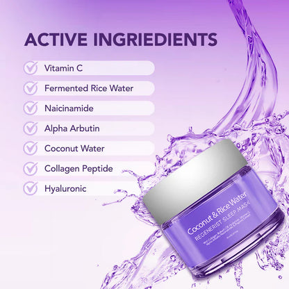 Night Gel & Ultra Glow Sleep Mask + Free Sunscreen - 170 ml