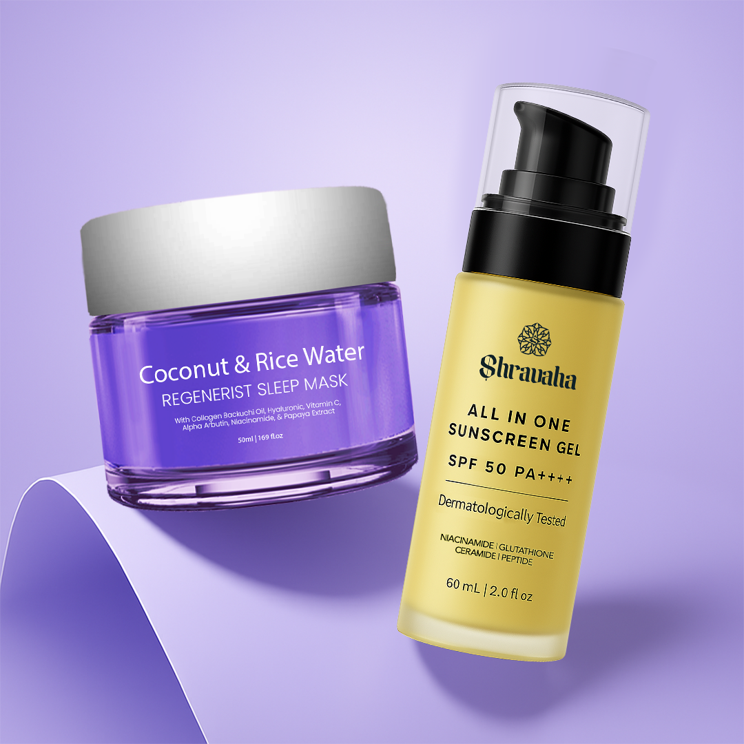 Sunscreen & Ultra Glow Sleep Mask - 110 ml