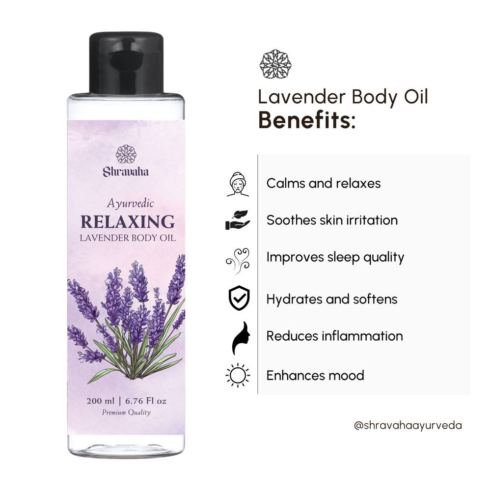 Ayurvedic Relaxing Lavender Body Oil