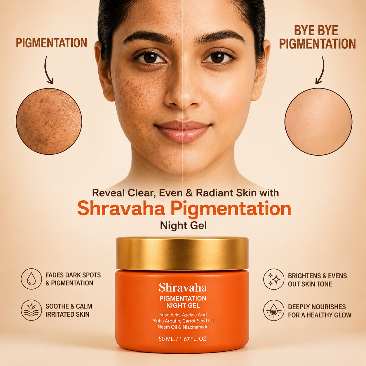 Advanced Pigmentation & Acne Night Gel - 50 ml